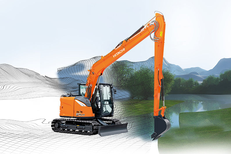 ＊HACHI＊ Tracked Excavator Hitachi ZX 520 LCH-5 (110554) - Gerl